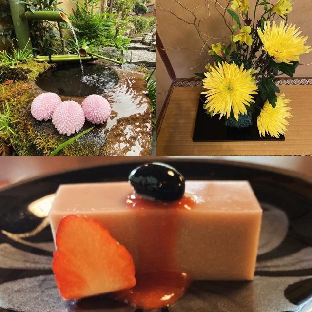 Strawberry yokan.  Ukaitei in Takao.
#うかい亭 #高尾山 #instasweet #foodporn #wagashi #wagashibunka #japanese #japanesefood #japanesesweets #yokan